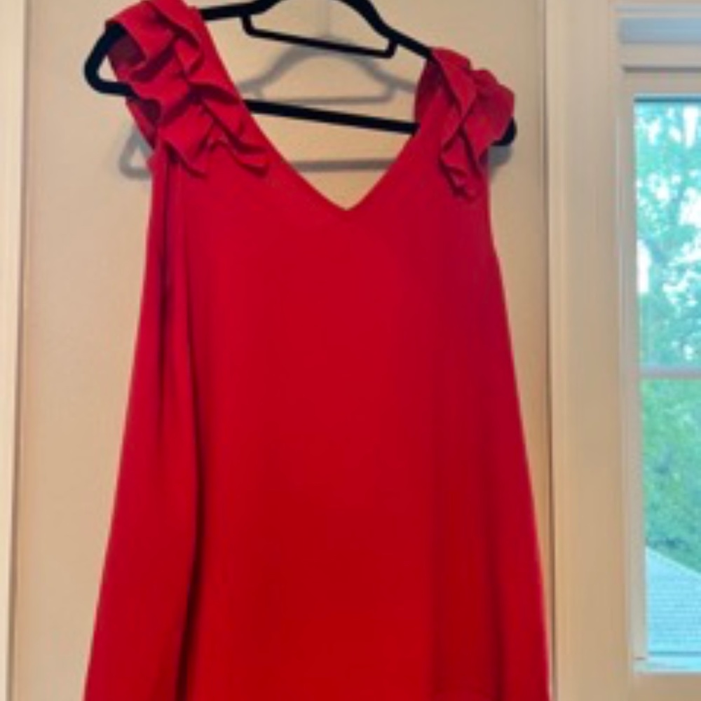 Red blouse